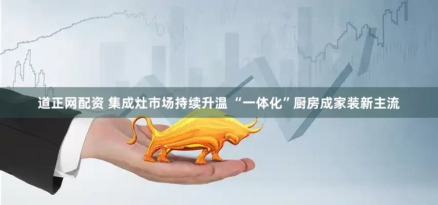 道正网配资 集成灶市场持续升温 “一体化”厨房成家装新主流